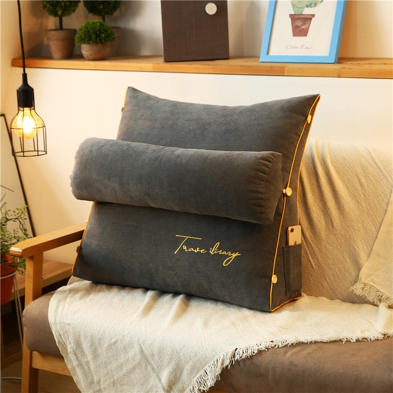 Luxury Backrest Reading Pillow – Soothing Home